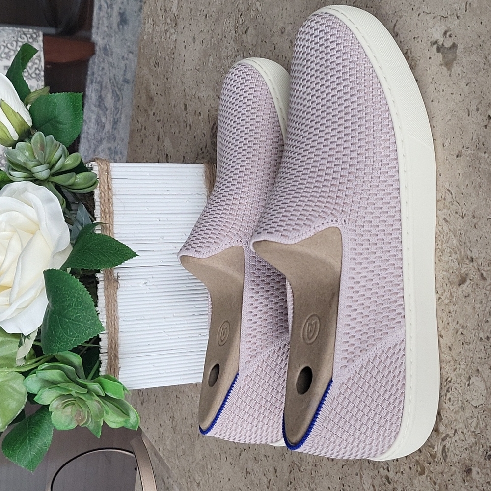 Rothy's Whisper Grey Sneakers - New in Box